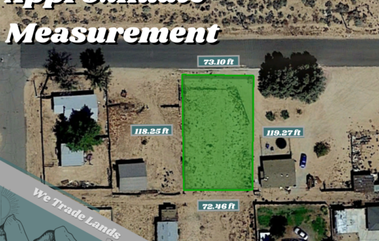 0.20-acre Awesome Residential Lot In Boron, CA – Utilities Available – Financing Guaranteed!  -KRN244